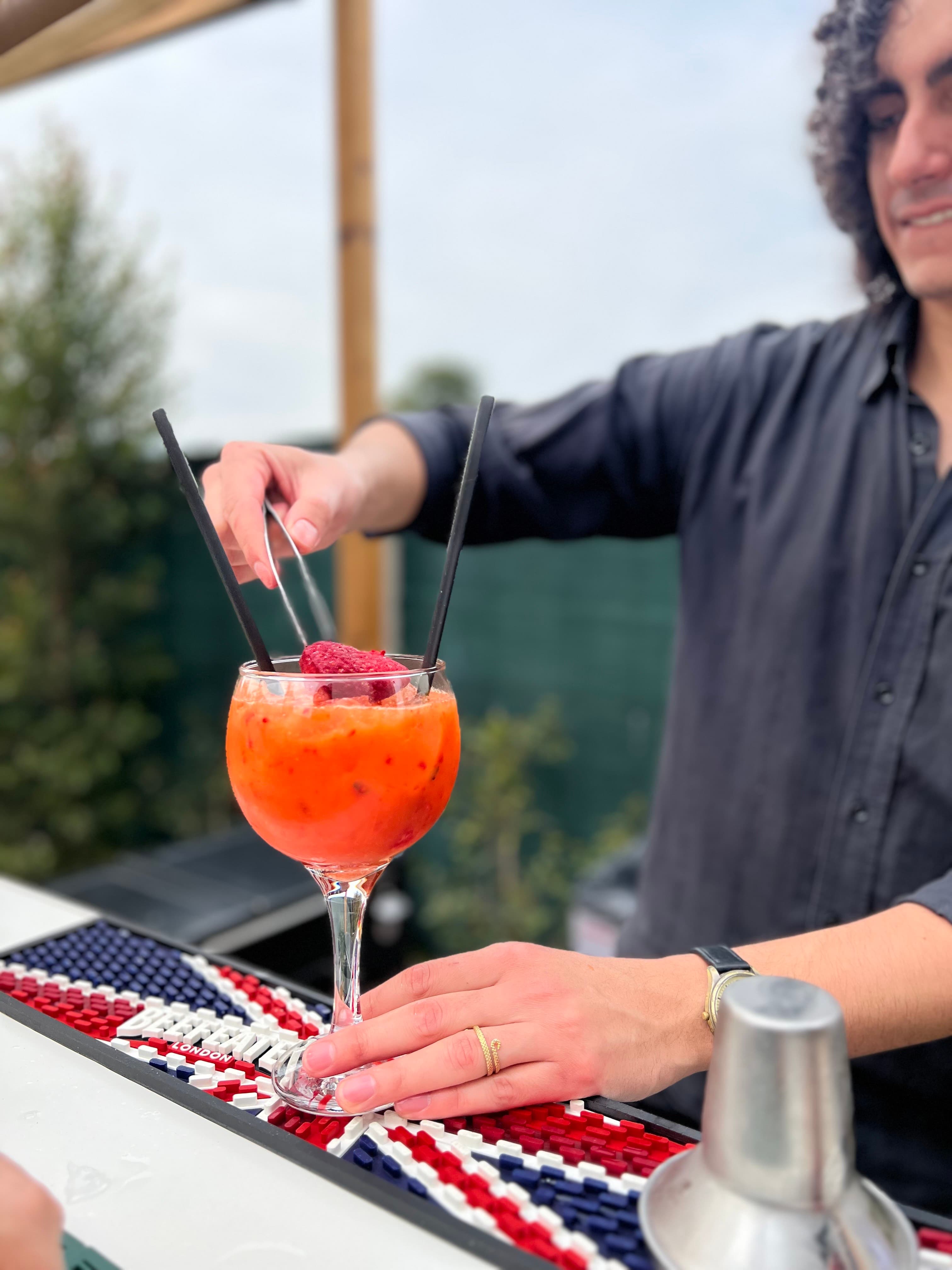 Barra profesional de tragos